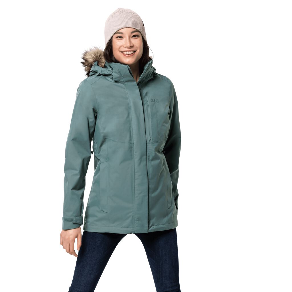 Jack Wolfskin ARCTIC OCEAN Vestes Femme Vert Clair - GCDRJOW-23